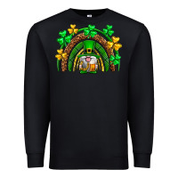 Black St. Patrick's Day gnome rainbow Premium Sweatshirt - Neo Western