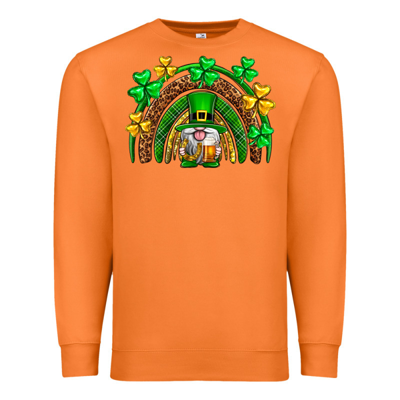 St. Patrick's Day Gnome Rainbow Premium Sweatshirt by Neo Western | Teevron