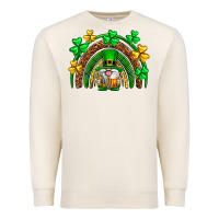 Sandshell St. Patrick's Day gnome rainbow Premium Sweatshirt - Neo Western