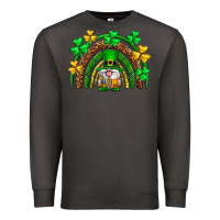 Smoke St. Patrick's Day gnome rainbow Premium Sweatshirt - Neo Western