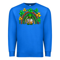 True Royal St. Patrick's Day gnome rainbow Premium Sweatshirt - Neo Western