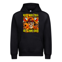 Black Western Hell Was Full So I Came Back Urban Hoodie - LillyAllenDesigns