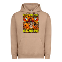 Pigment Burro Western Hell Was Full So I Came Back Urban Hoodie - LillyAllenDesigns
