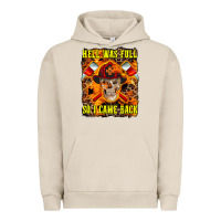 Pigment French Oak Western Hell Was Full So I Came Back Urban Hoodie - LillyAllenDesigns