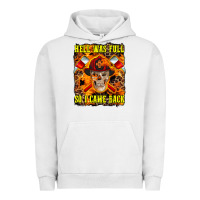 Pigment Lunar Rock Western Hell Was Full So I Came Back Urban Hoodie - LillyAllenDesigns
