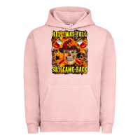 Pigment Salmon Western Hell Was Full So I Came Back Urban Hoodie - LillyAllenDesigns