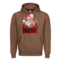 Chestnut big nick energy santa claus Zipper Hoodie - RanaPortraitStore