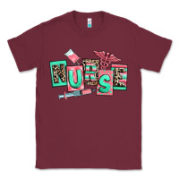 Burgundy nurse Classic Tee - RanaPortraitStore
