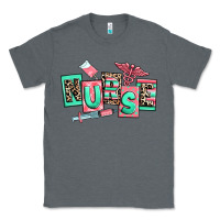 Charcoal Heather nurse Classic Tee - RanaPortraitStore