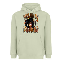 Matcha melanin poppin Heavyweight Hoodie - Zillion Design Studio