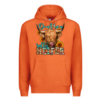 Carrot don't be a salty heifer long haired cow Premium Hoodie - Jasminsmagicworld