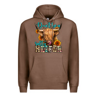 Chestnut don't be a salty heifer long haired cow Premium Hoodie - Jasminsmagicworld
