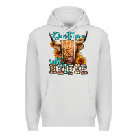 Don't Be A Salty Heifer Long Haired Cow Premium Hoodie | Teevron