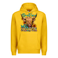Lemon don't be a salty heifer long haired cow Premium Hoodie - Jasminsmagicworld
