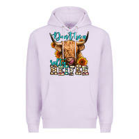 Lilac don't be a salty heifer long haired cow Premium Hoodie - Jasminsmagicworld