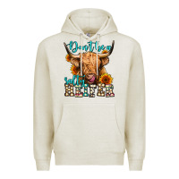 Oatmeal Heather don't be a salty heifer long haired cow Premium Hoodie - Jasminsmagicworld