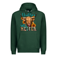 Sports Green don't be a salty heifer long haired cow Premium Hoodie - Jasminsmagicworld