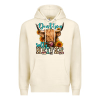 Tofu don't be a salty heifer long haired cow Premium Hoodie - Jasminsmagicworld