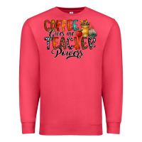 Cardinal coffee gives me teacher Premium Sweatshirt - CowhideDigitalArt