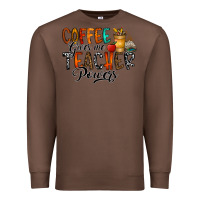 Chestnut coffee gives me teacher Premium Sweatshirt - CowhideDigitalArt