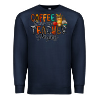 Navy coffee gives me teacher Premium Sweatshirt - CowhideDigitalArt
