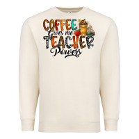 Sandshell coffee gives me teacher Premium Sweatshirt - CowhideDigitalArt