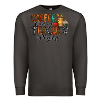 Smoke coffee gives me teacher Premium Sweatshirt - CowhideDigitalArt