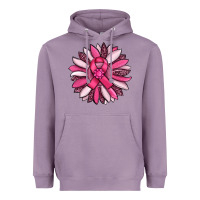 Lavender breast awareness cancer pink sunflower Heavyweight Hoodie - RanaPortraitStore