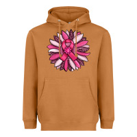 Meerkat breast awareness cancer pink sunflower Heavyweight Hoodie - RanaPortraitStore