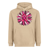 Mushroom breast awareness cancer pink sunflower Heavyweight Hoodie - RanaPortraitStore