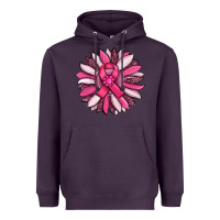 Plum breast awareness cancer pink sunflower Heavyweight Hoodie - RanaPortraitStore