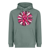 Sage breast awareness cancer pink sunflower Heavyweight Hoodie - RanaPortraitStore