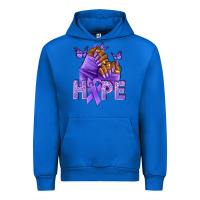 Cobalt hope lavender ribbon all cancers Urban Hoodie - NancyCooperArtShop