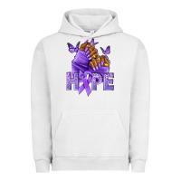 Pigment Lunar Rock hope lavender ribbon all cancers Urban Hoodie - NancyCooperArtShop