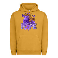 Pigment Peanut Butter hope lavender ribbon all cancers Urban Hoodie - NancyCooperArtShop