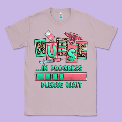 Nurse In Progress Please Wait Classic Tee Designed By Ranaportraitstore