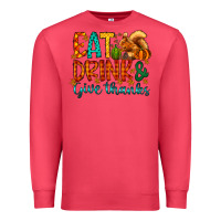 Cardinal eat drink give thanks Premium Sweatshirt - CowhideDigitalArt
