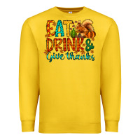 Lemon eat drink give thanks Premium Sweatshirt - CowhideDigitalArt