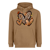 Toasted Coconut melanin hearts Heavyweight Hoodie - Zillion Design Studio
