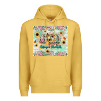 Antique Gold god is my refugee and strength Premium Hoodie - NancyCooperArtShop