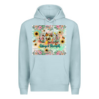 Blue Mist god is my refugee and strength Premium Hoodie - NancyCooperArtShop