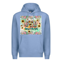 Colony Blue god is my refugee and strength Premium Hoodie - NancyCooperArtShop
