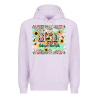 Lilac god is my refugee and strength Premium Hoodie - NancyCooperArtShop