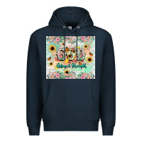 Navy god is my refugee and strength Premium Hoodie - NancyCooperArtShop