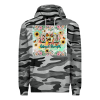 Slate Camo god is my refugee and strength Premium Hoodie - NancyCooperArtShop