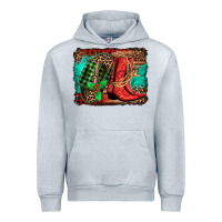 Heather Grey country boots Christmas Urban Hoodie - Jasminsmagicworld
