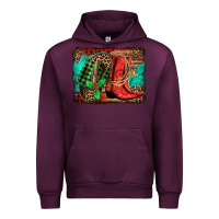 Mauve Wine country boots Christmas Urban Hoodie - Jasminsmagicworld