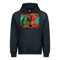 Navy country boots Christmas Urban Hoodie - Jasminsmagicworld