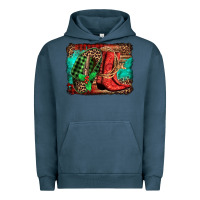 Pigment Midnight Navy country boots Christmas Urban Hoodie - Jasminsmagicworld