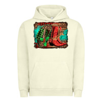 Pigment Pistachio country boots Christmas Urban Hoodie - Jasminsmagicworld